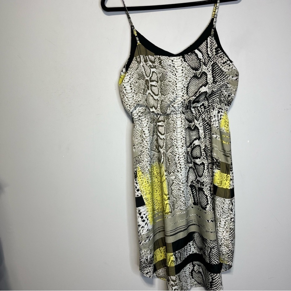 Vince Camuto Snakeskin Spaghetti Strap Midi Summer Dress, size XS - Picture 7 of 13